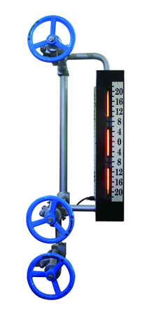 Mica two-color water level gauge