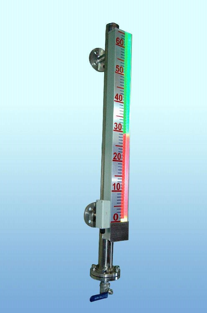 Explosion-proof electronic two-color liquid level gauge